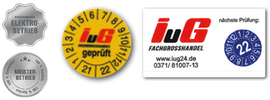Zertifikate des IuG Werkzeughandel Chemnitz und Werkzeug-Shop